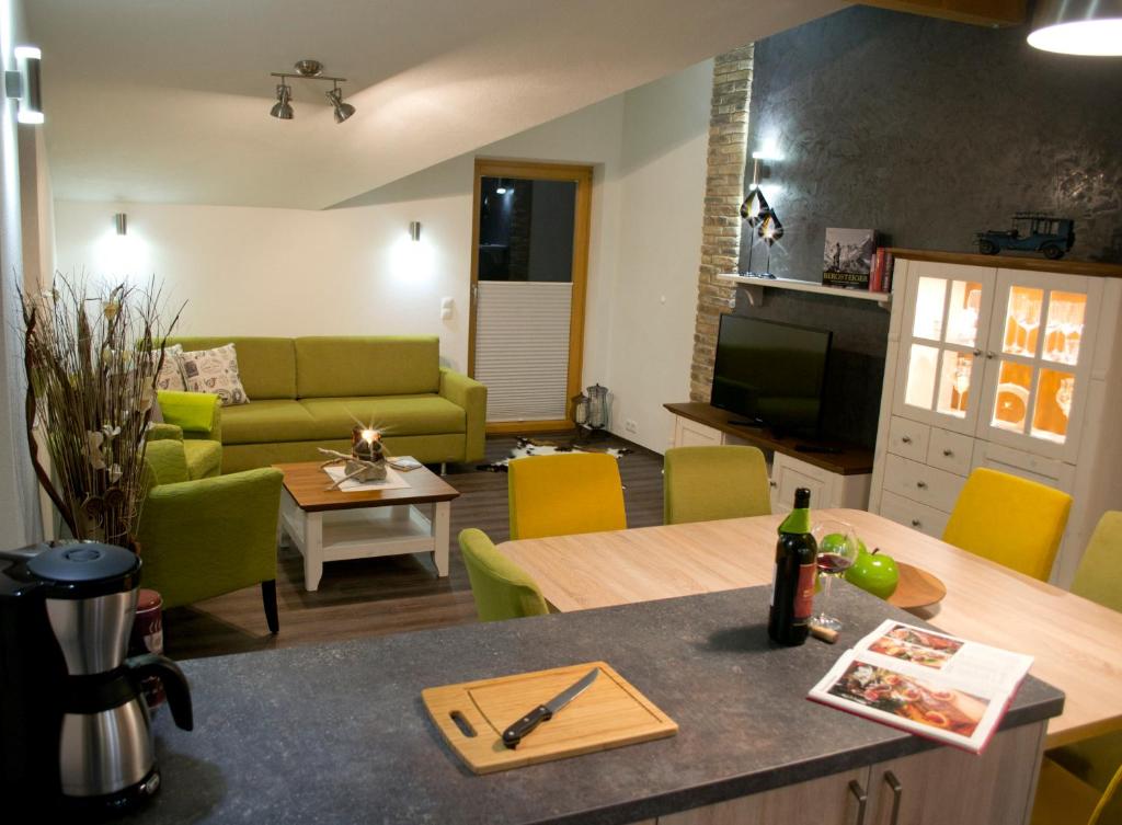 Posezení v ubytování Appartement Tirol