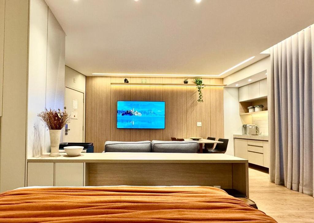 Η κουζίνα ή μικρή κουζίνα στο Luxury and Leisure in the Best Region of Belo Horizonte