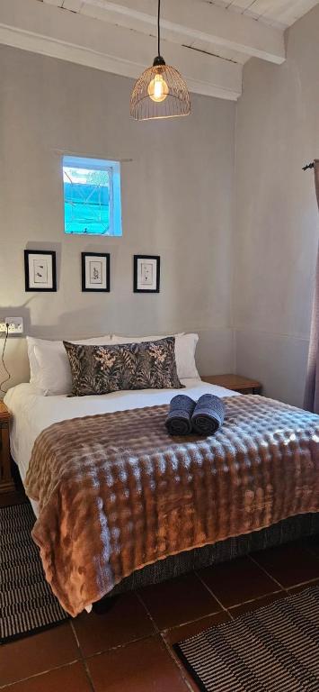 Postel nebo postele na pokoji v ubytování Quaint Karoo