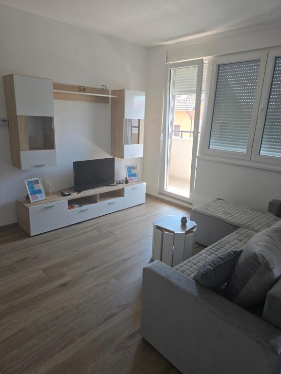 TV a/nebo společenská místnost v ubytování Apartman Una
