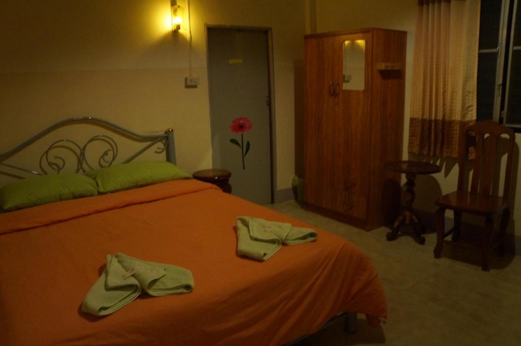 Postel nebo postele na pokoji v ubytování Tanyahouse