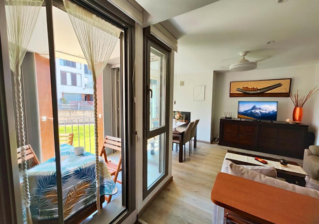 TV/trung tâm giải trí tại Apartamento Peña Telera Las Margas Golf