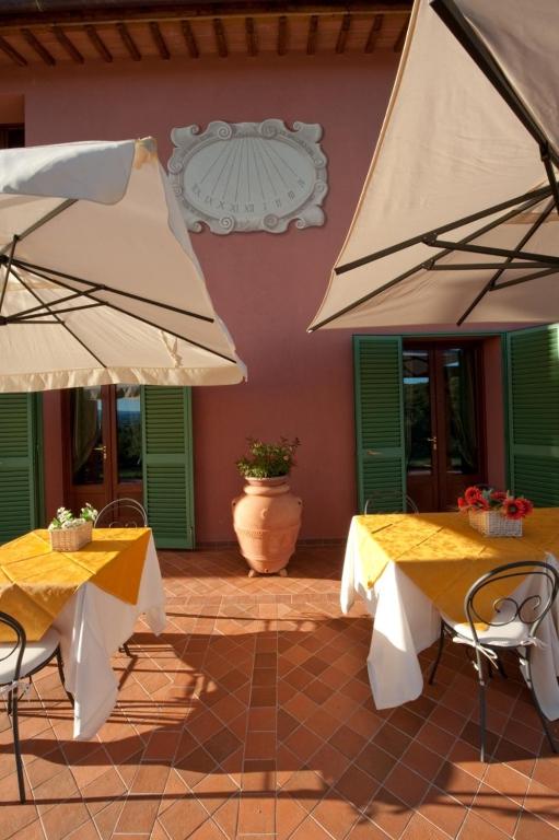 Restaurace v ubytování Podere Chiaromonte