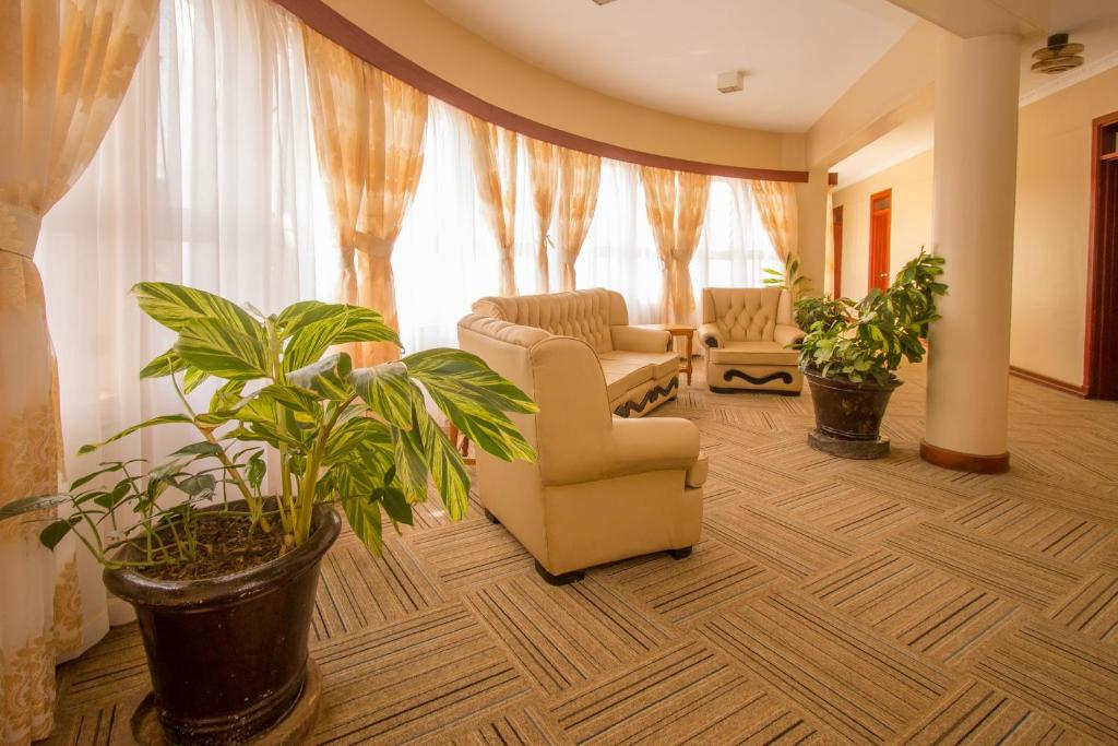 Posezení v ubytování Sirikwa Hotel