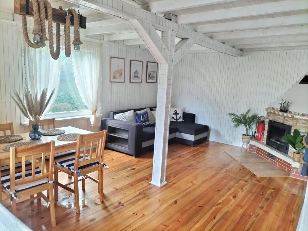 Posezení v ubytování Domek Letniskowy