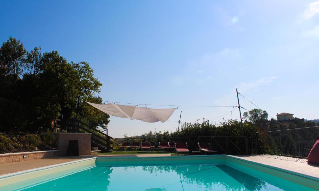 Swimmingpoolen hos eller tæt på country house pecora nera