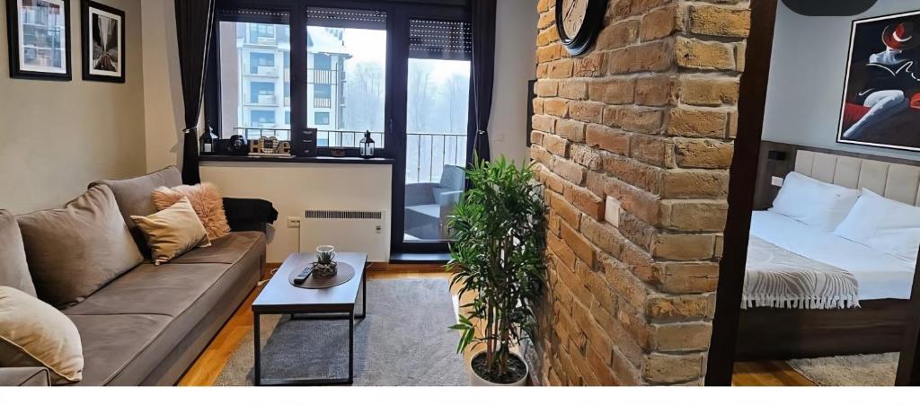 Χώρος καθιστικού στο Avalon Titova Vila