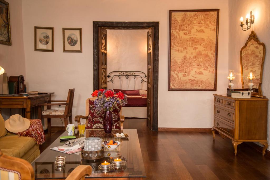 Posezení v ubytování Casa Rural Finca Isabel