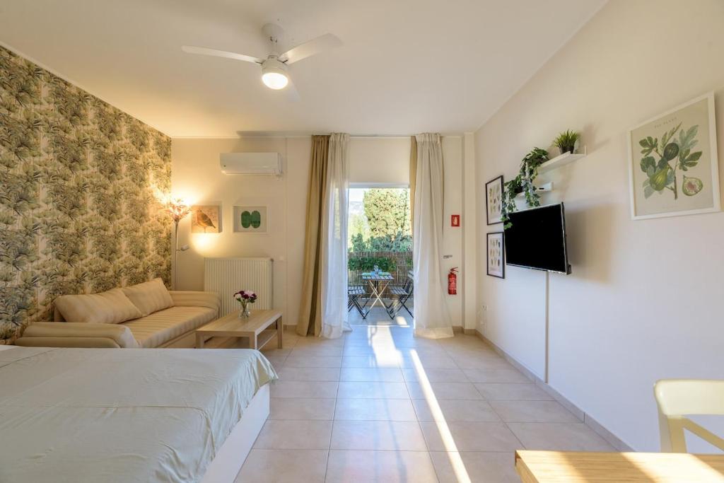 Nature studio Metro Central 4th near Athens Univer, 50m Bus stop to Acropolis