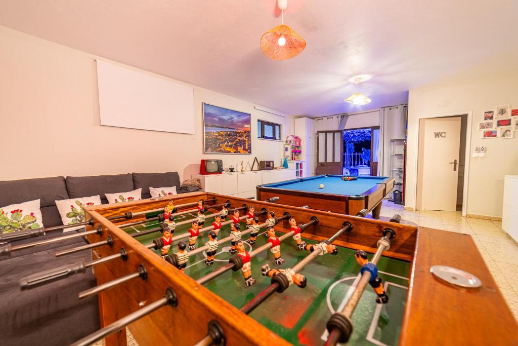 Herní místnost v ubytování 4Ever Palace Design&Nature