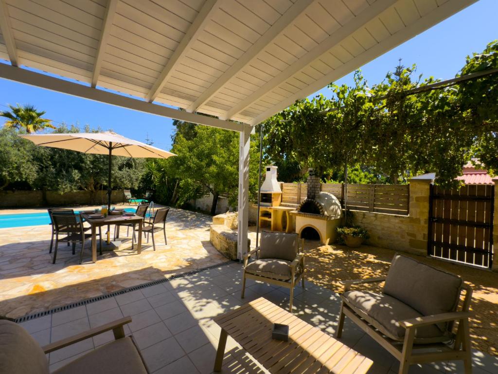 Πισίνα στο ή κοντά στο Villa Karneios