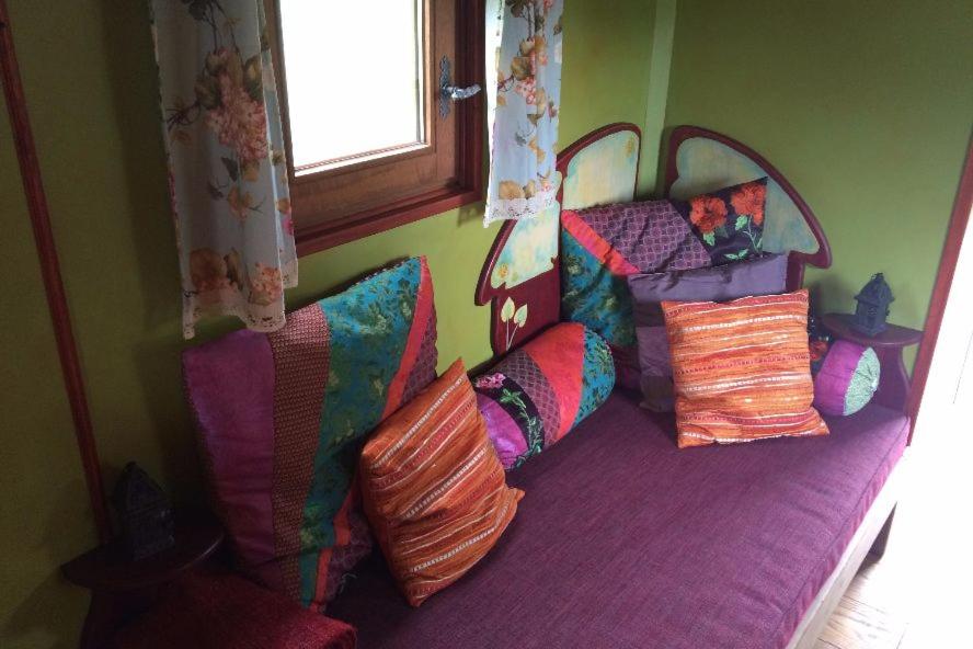 Postel nebo postele na pokoji v ubytování B&B Le Manoir d'Ange