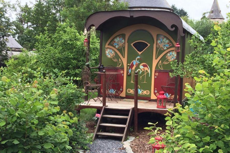 Zahrada ubytování B&B Le Manoir d'Ange