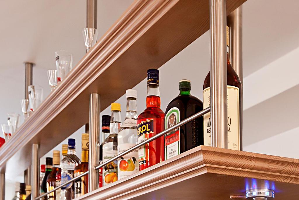 Nápoje v ubytování Hotel Garni Ammergauer Hof