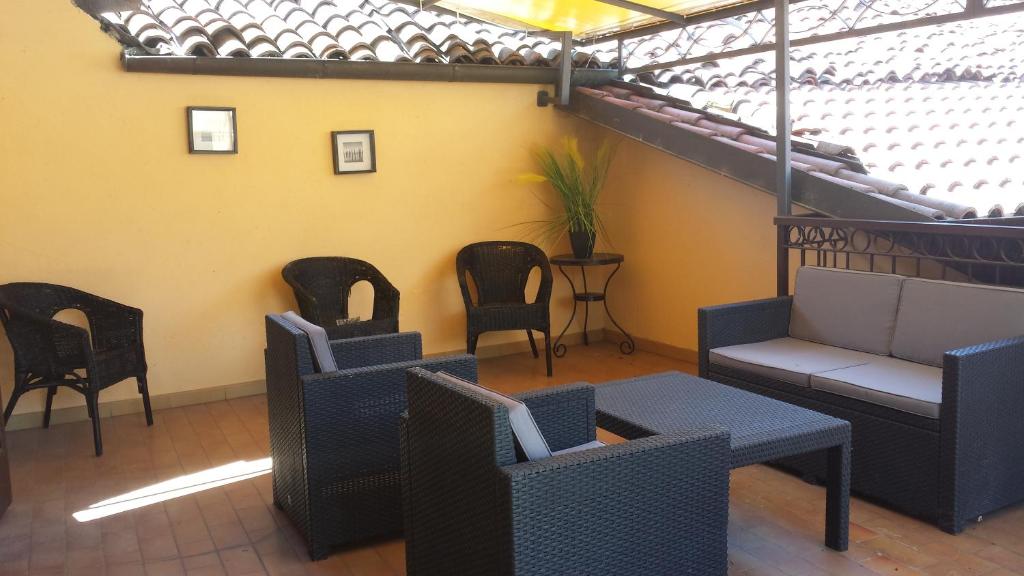 Posezení v ubytování Hotel Ciocca