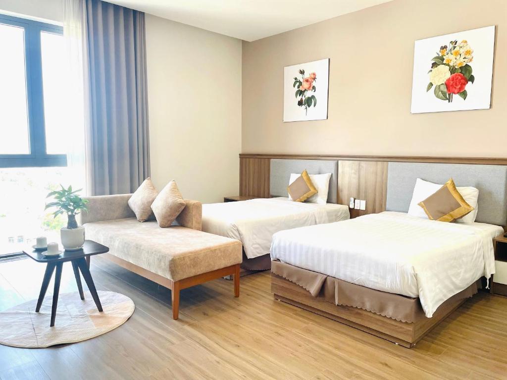 Phòng Superior 2 giường đơn nhìn ra cảnh thành phố