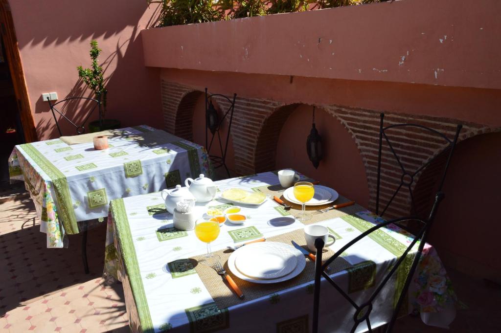 Nourriture dans le riad ou à proximité