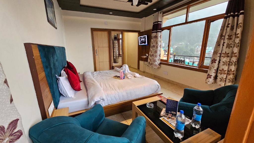 Гостиная зона в Hotel Green View McLeod Ganj