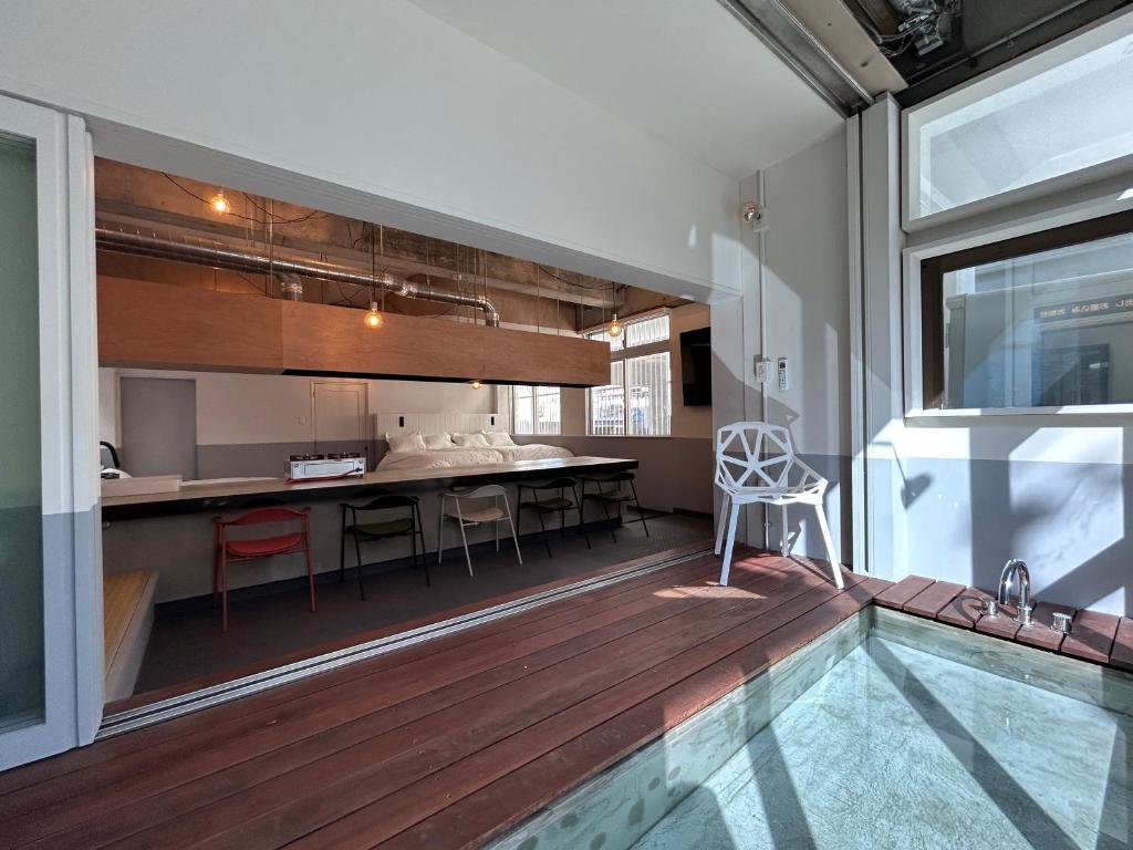 Køkken eller tekøkken på SMIRE STAY Ishigaki