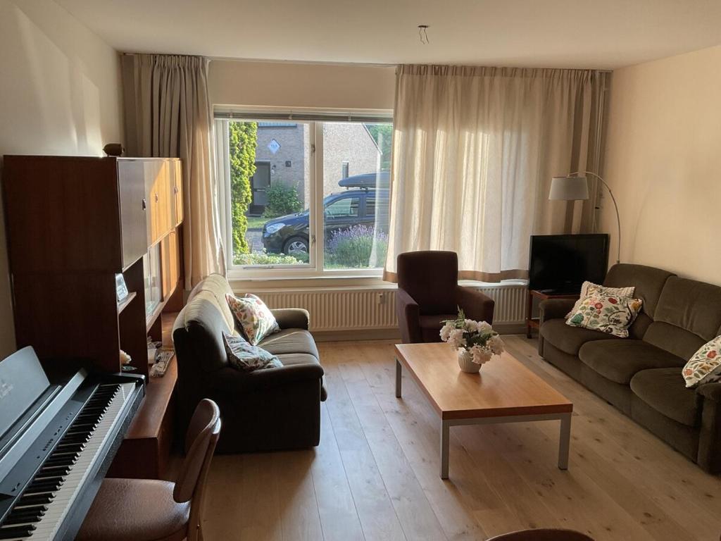 Χώρος καθιστικού στο Appartement Pyra Cantha