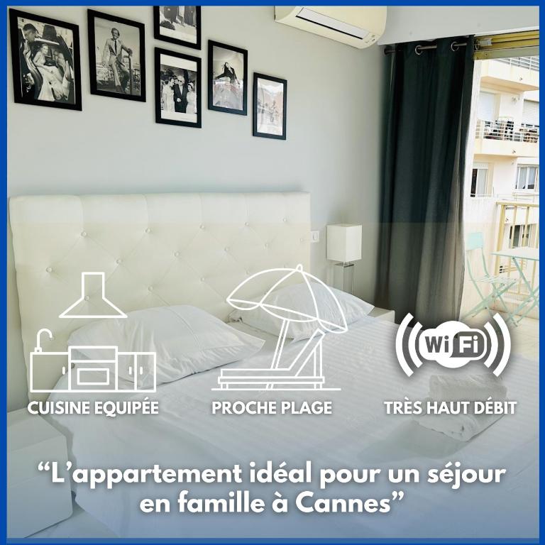 3 pièces cozy proche MARTINEZ, plages et CROISETTE