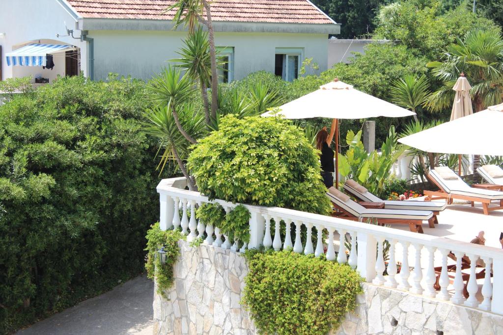 Zahrada ubytování Monte Aria panorama suites