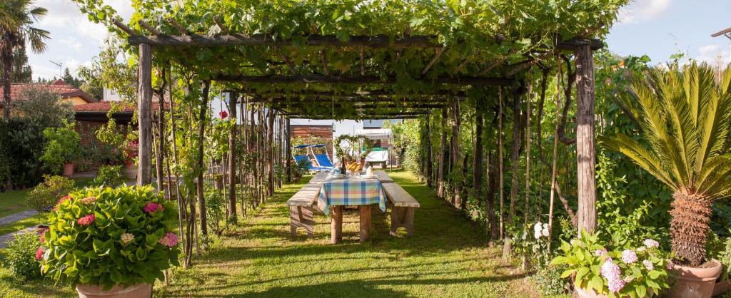 A garden outside Villa Celeste
