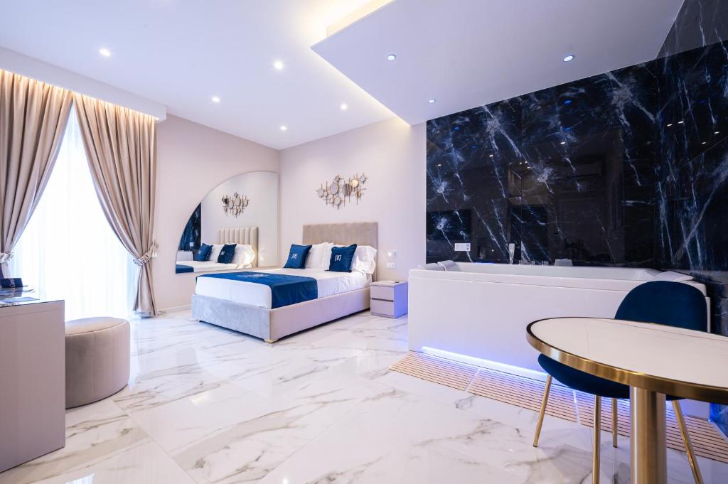 Χώρος καθιστικού στο De Matteo Luxury Suites