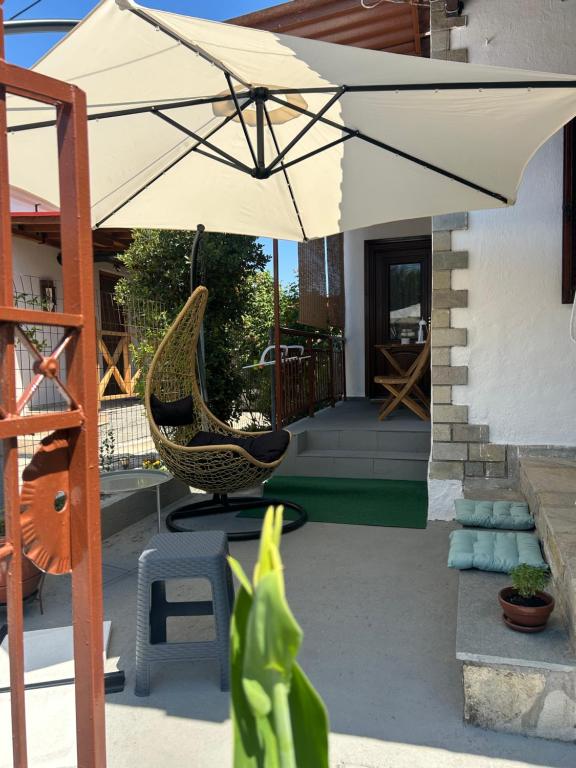 Patio nebo venkovní prostory v ubytování Aggelos Home