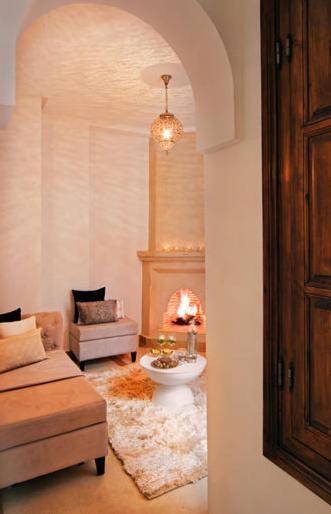 Posezení v ubytování Riad Chayma Marrakech