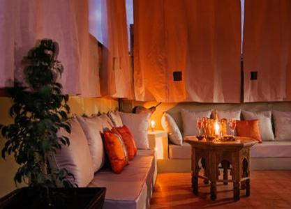 Posezení v ubytování Riad Chayma Marrakech
