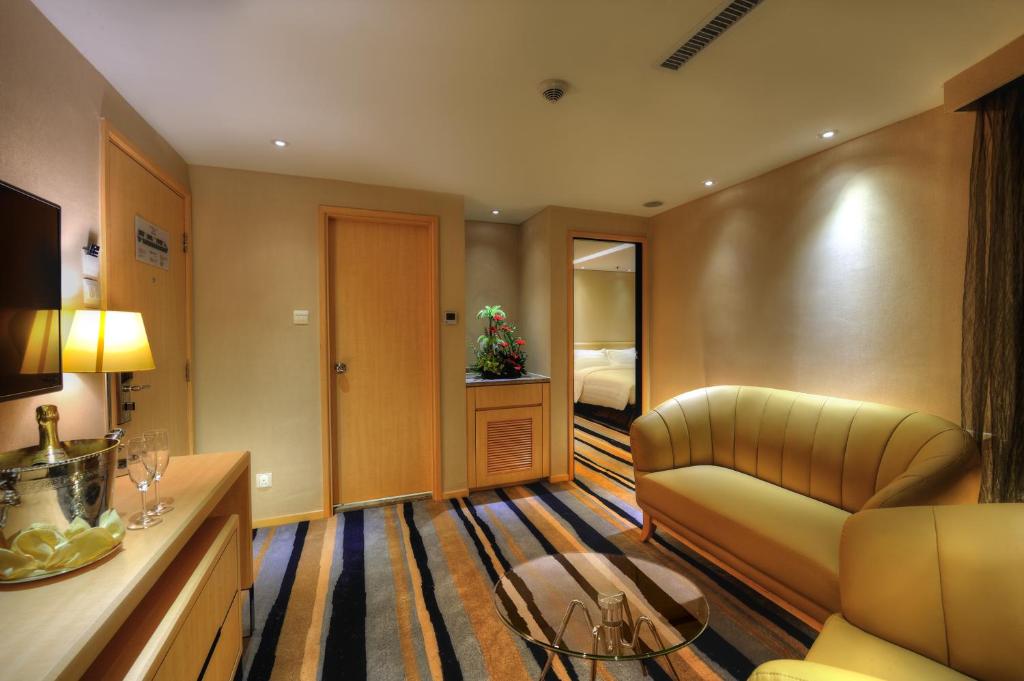 Area soggiorno di Metropark Hotel Mongkok