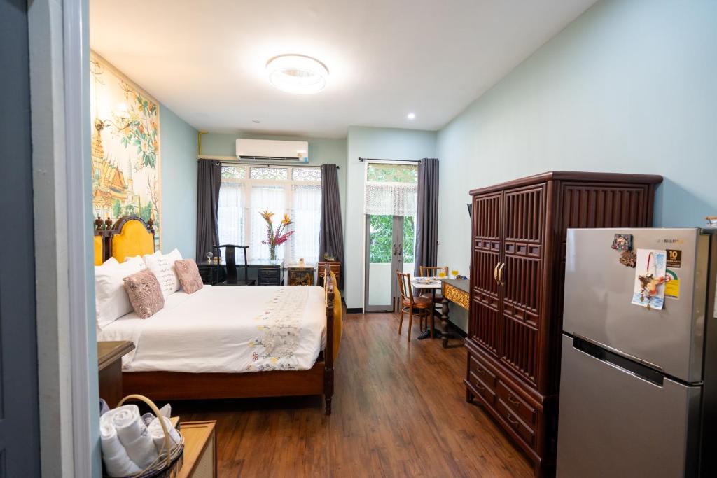Nhà bếp/bếp nhỏ tại The Unforgotten B&amp;B