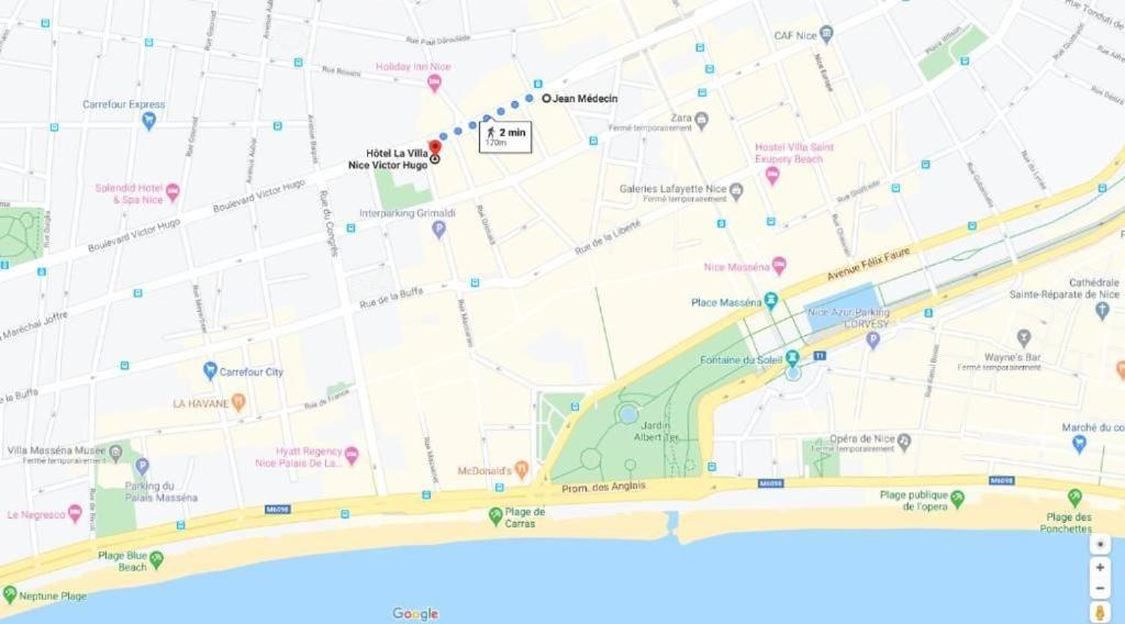 Hotel La Villa Nice Victor Hugo - Resim 10