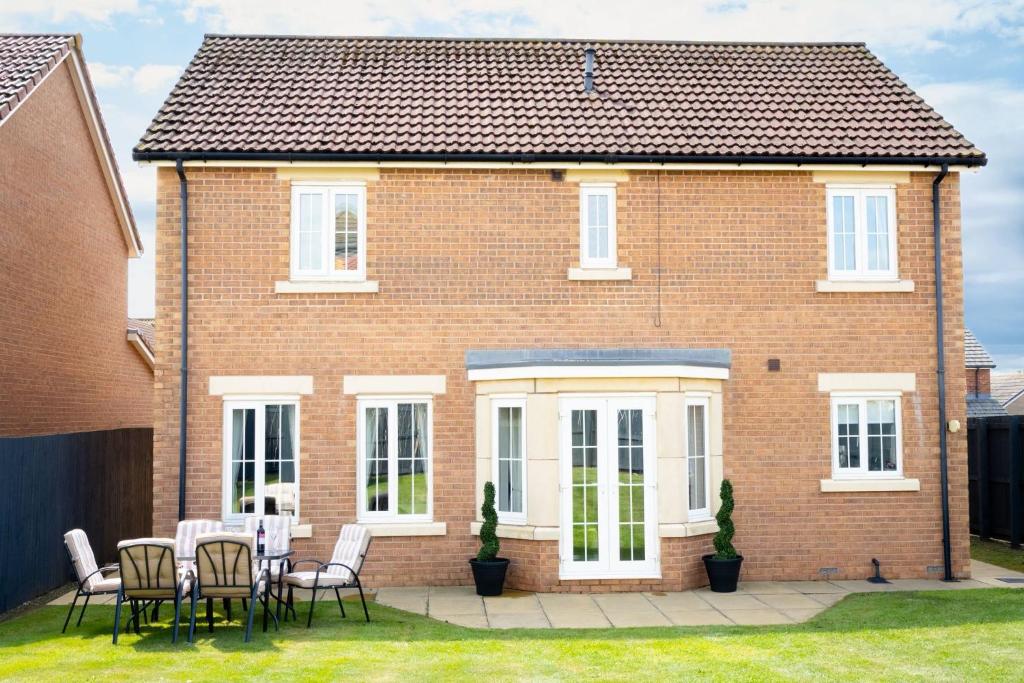 Bygningen som feriehuset ligger i