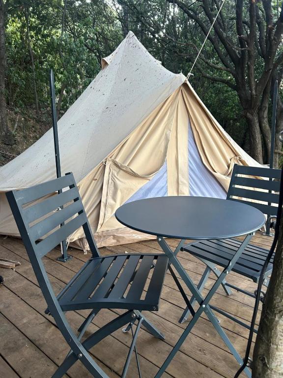 Tente Lodge avec Vue sur la Baie d'Ajaccio