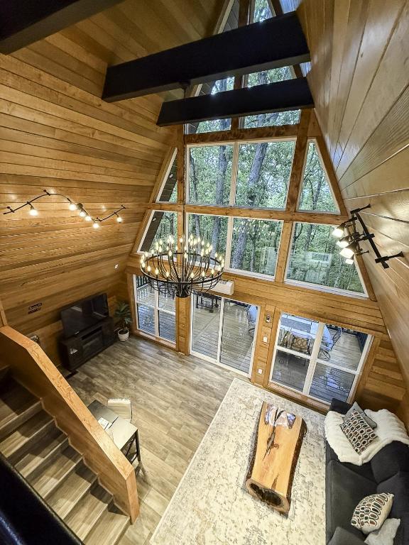 Brand New Fox Hill Cabin Where Country Charm nearby Hot Springs ...