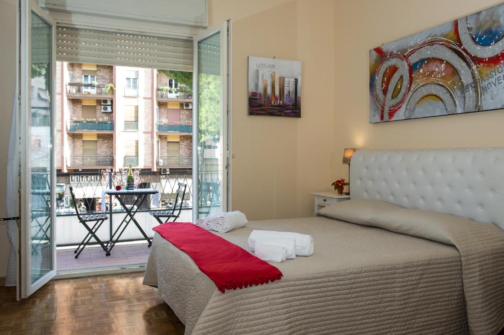 A bed or beds in a room at House Gregorio