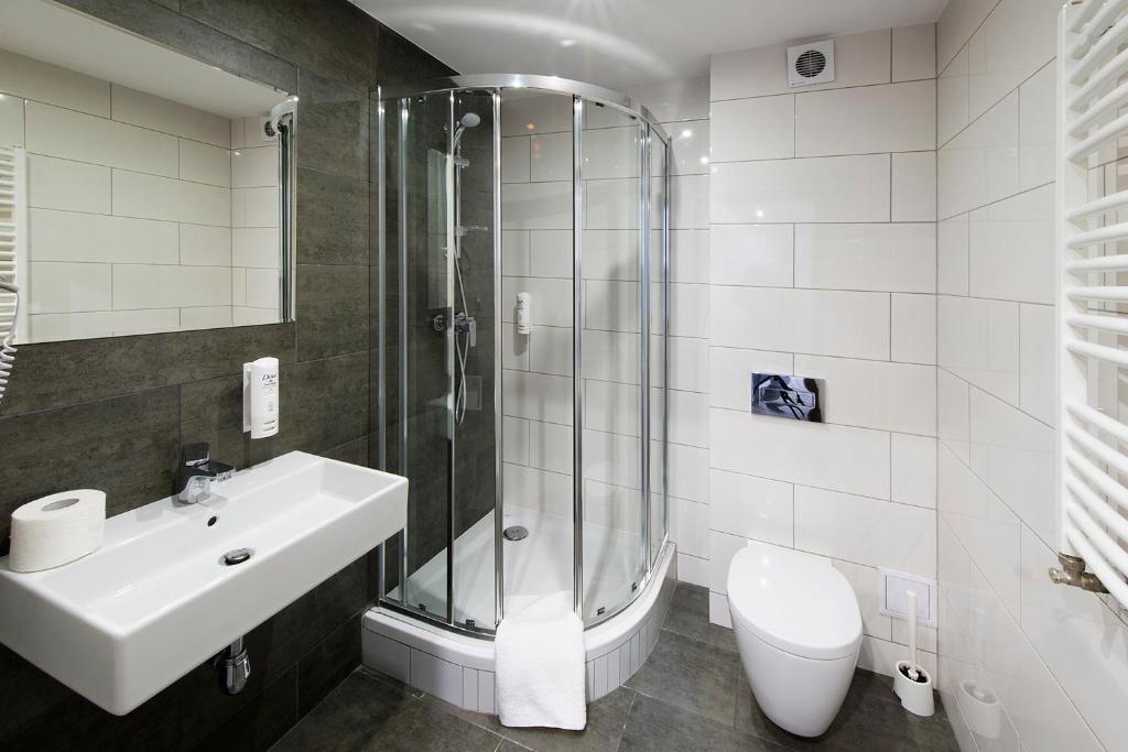 Kúpeľňa v ubytovaní Apartamenty Turek
