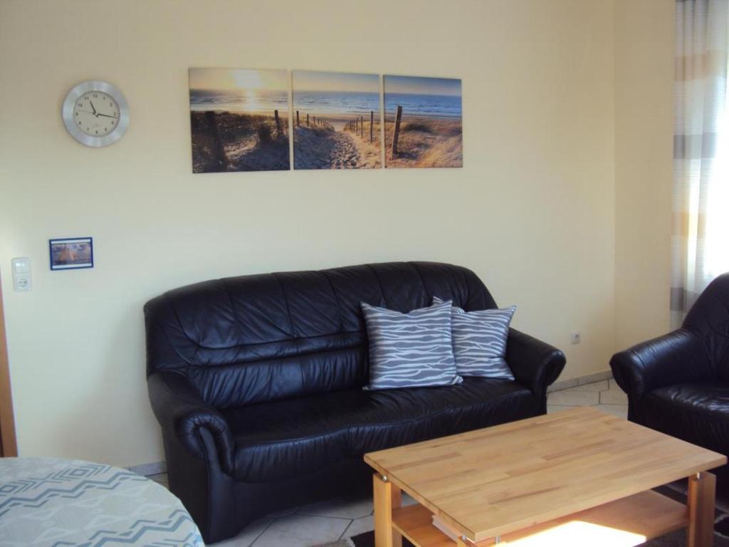 Posezení v ubytování NEU! Ferienwohnung Schäfer