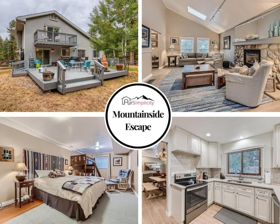 Dapur atau dapur kecil di Mountainside Escape Ev Charger, Patio & Views