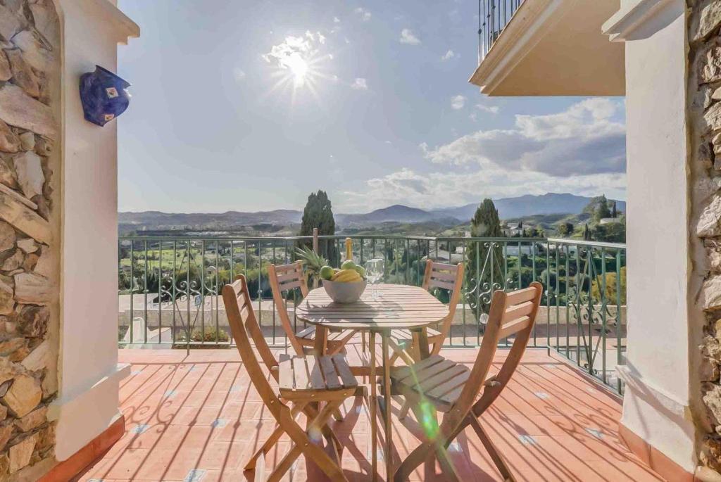 Nespecifikovaný výhled na hory nebo výhled na hory při pohledu z apartmánu