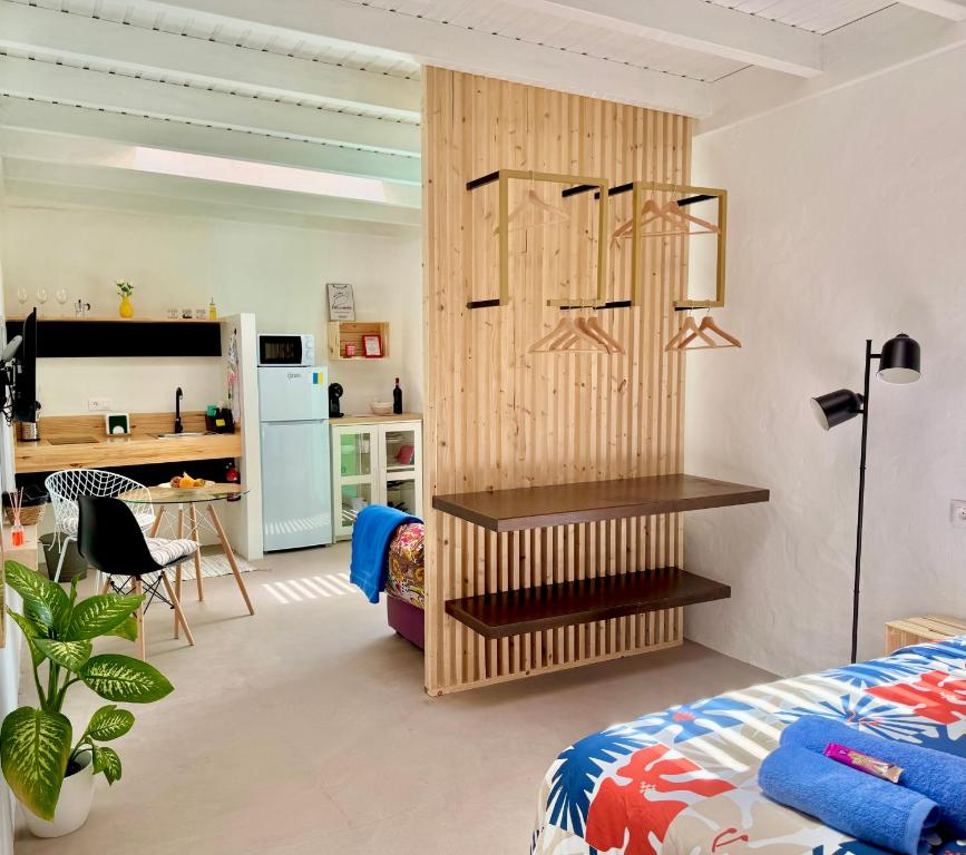 Kuchyň nebo kuchyňský kout v ubytování Apartamento Los Arcos