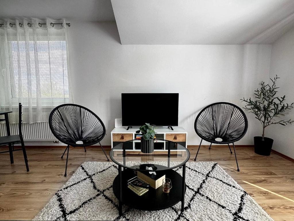 Μια τηλεόραση ή/και κέντρο ψυχαγωγίας στο Apartmán Fox 12