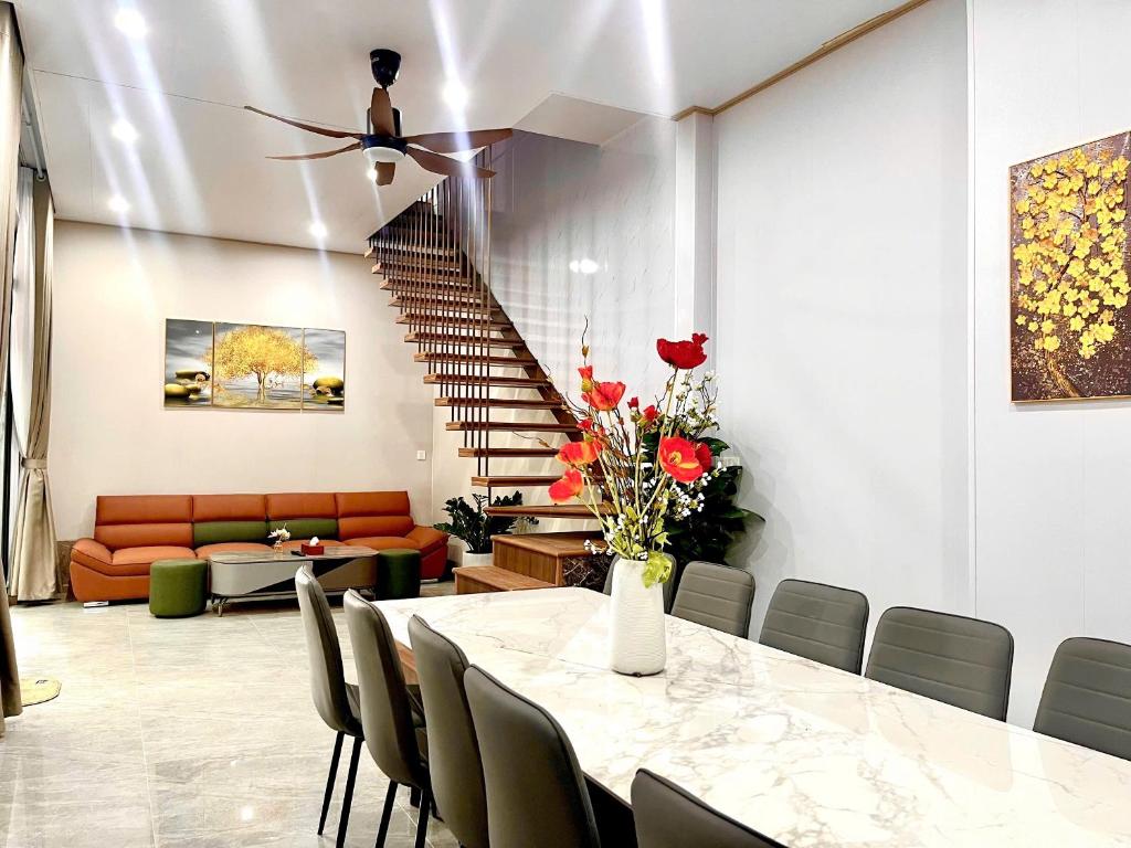 Posezení v ubytování Coliving Danang