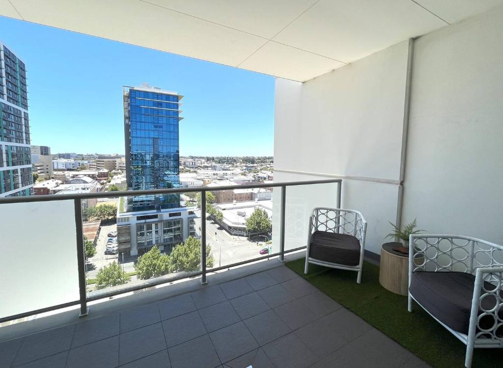 Μπαλκόνι ή βεράντα στο 152 City Rest With Views High Upparking Sleeps 2