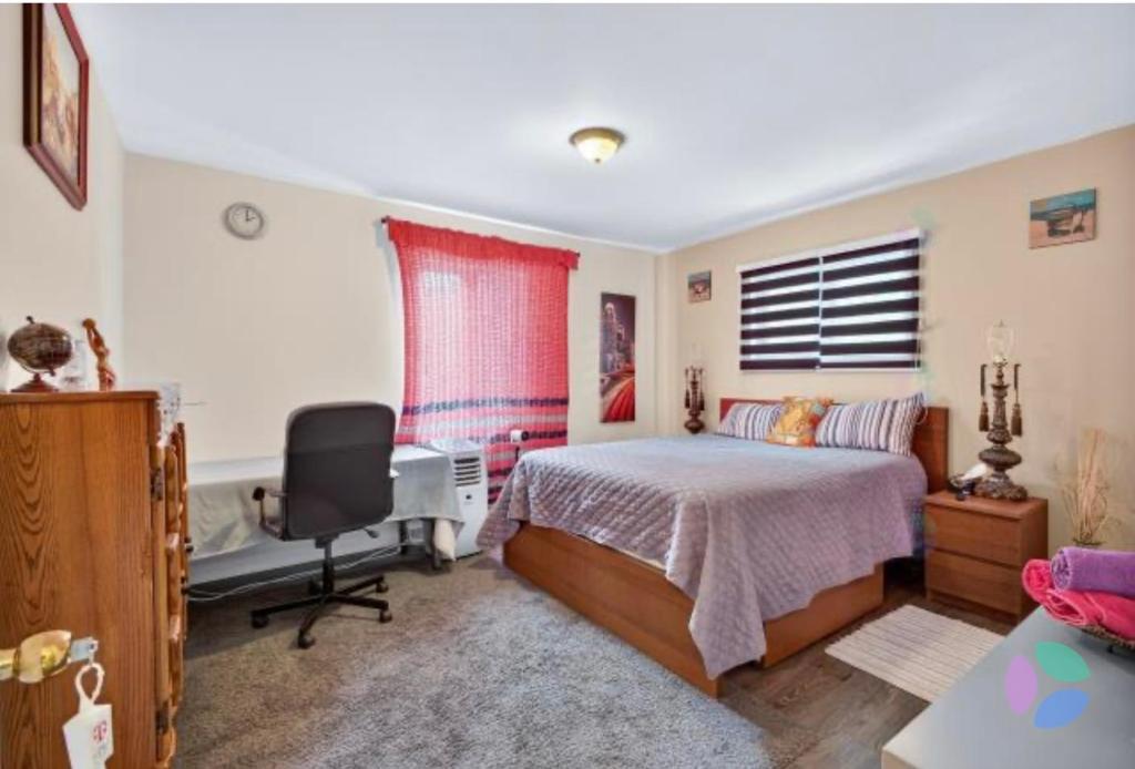 Ένα ή περισσότερα κρεβάτια σε δωμάτιο στο La Maison 4 saisons, Chambre Printemps