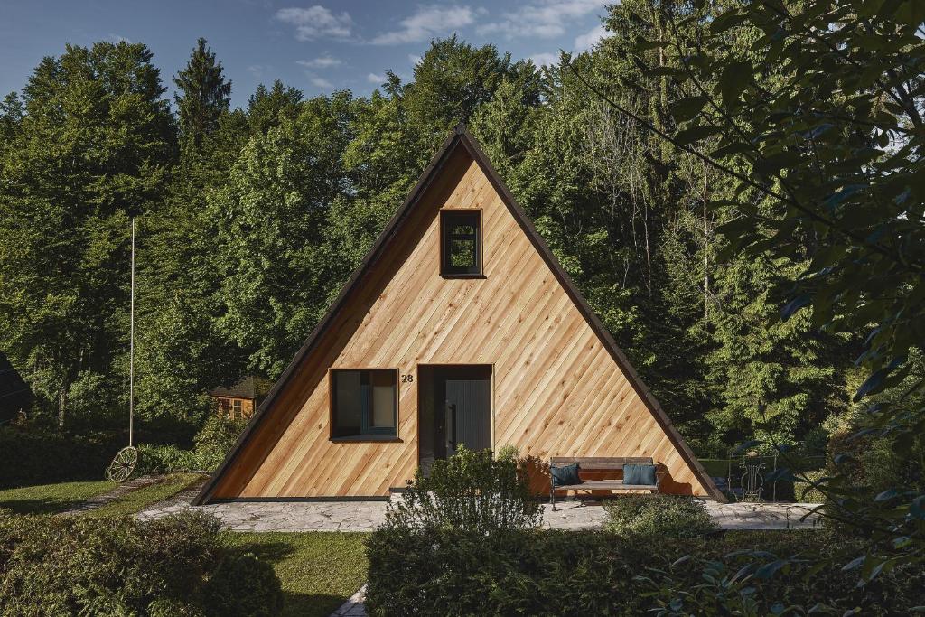 Jardí fora de HAUS28 - Modernes A-Frame im Wald