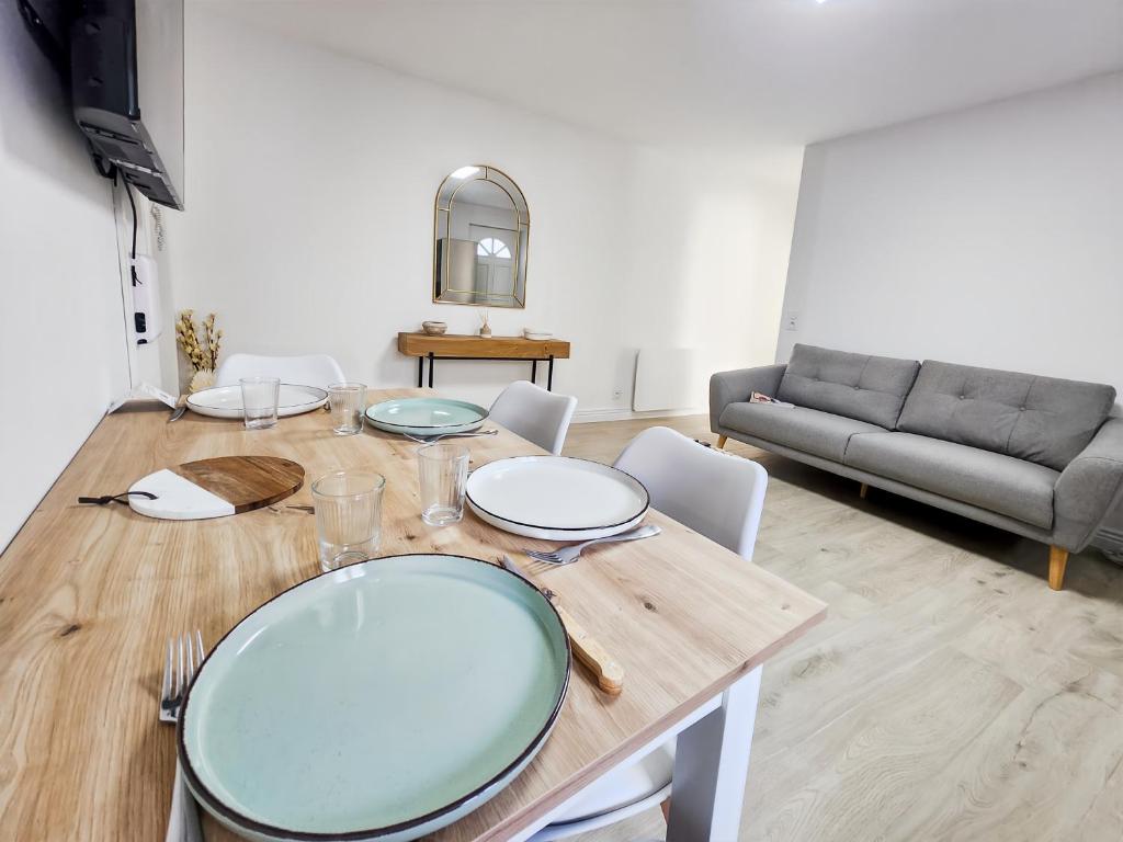 Posezení v ubytování Sleep & Cozy Disneyland