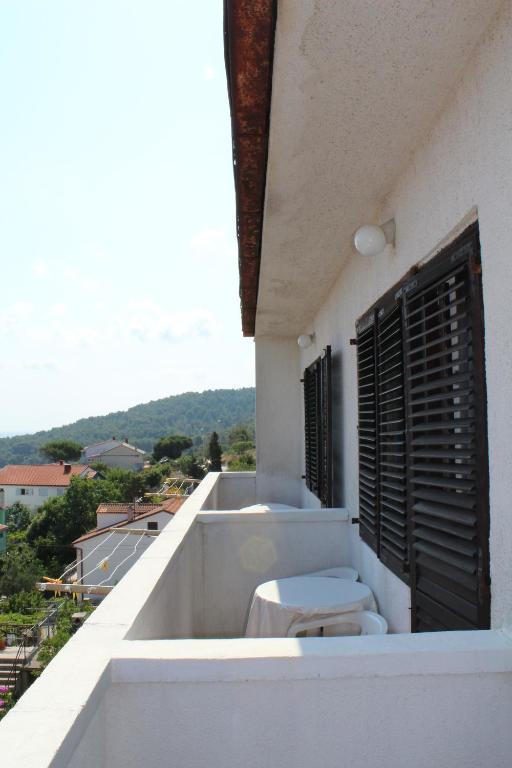 Balkón alebo terasa v ubytovaní Muzic Budget Double Room